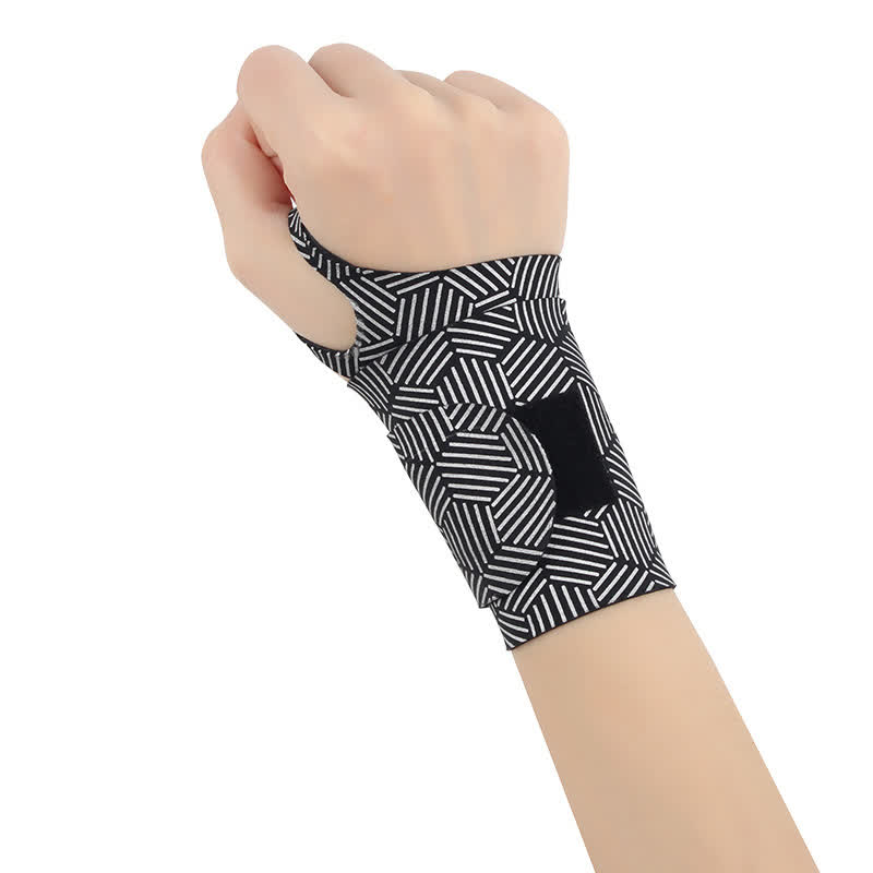 Manchons de poignet ultra-fins à rayures