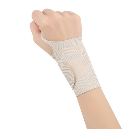 Manchons de poignet ultra-fins à rayures