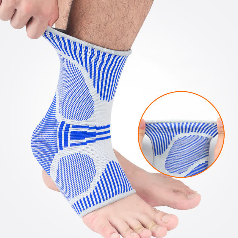 Chevillères de sport respirantes en tricot - Gris - XL - image 9