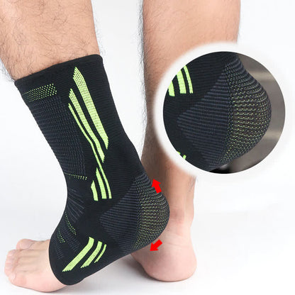 Chevillères de sport respirantes en silicone - Vert - XL - image 3