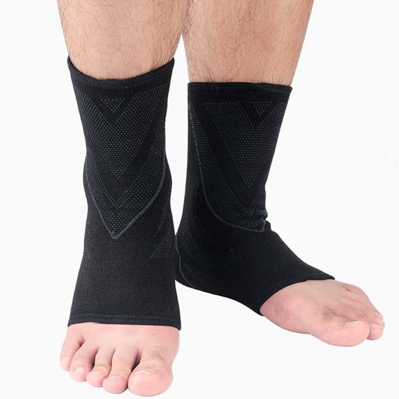 Chevillères de sport tricotées, respirantes et antidérapantes - Noir - XL - image 14