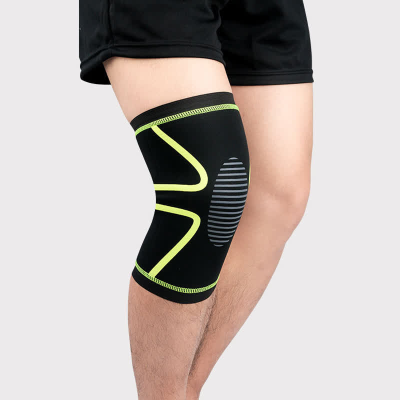 Genouillères de sport à compression anti-collision - Vert - XL - image 9