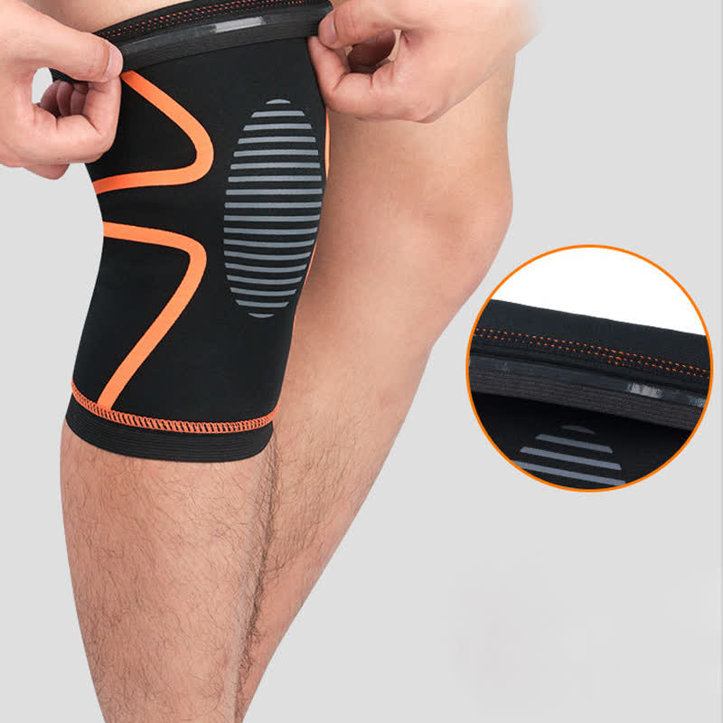 Genouillères de sport à compression anti-collision - image 1