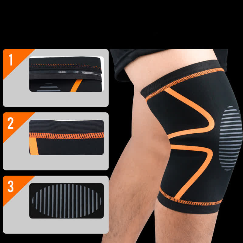 Genouillères de sport à compression anti-collision