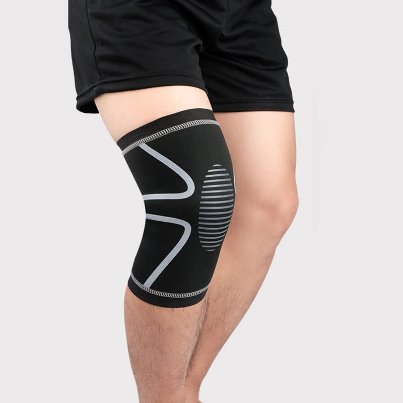 Genouillères de sport à compression anti-collision - Gris - XL - image 10