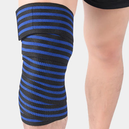 Genouillères de sport réglables à bande élastique