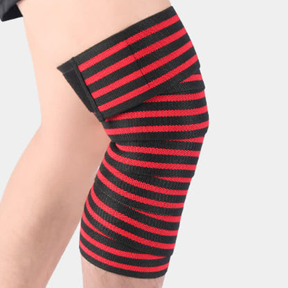 Genouillères de sport réglables à bande élastique