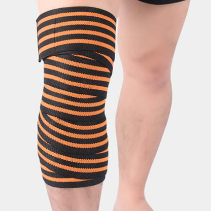 Genouillères de sport réglables à bande élastique