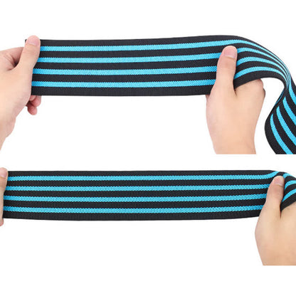 Genouillères de sport réglables à bande élastique