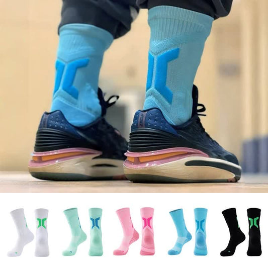 Chaussettes de sport respirantes à compression (5 paires) - Multicolore - EU40-45 (US7-11) - image 0