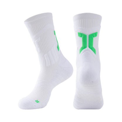 Chaussettes de sport respirantes à compression (5 paires) - Blanc - EU40-45 (US7-11) - image 8
