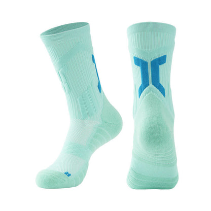 Chaussettes de sport respirantes à compression (5 paires) - Vert - EU40-45 (US7-11) - image 4