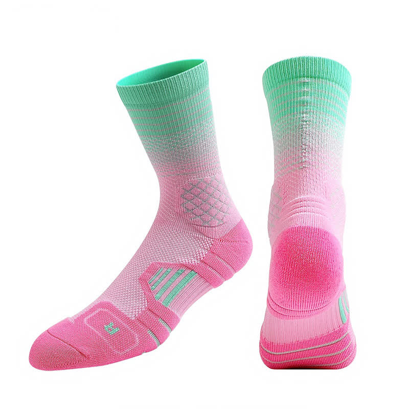 Chaussettes de compression Gradient Sports Quarter (7 paires) - Rose - EU37-45 (US4-11) - image 3