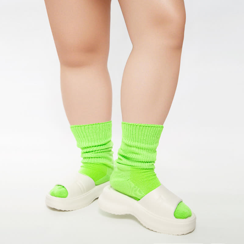Chaussettes courtes respirantes en maille - Vert - EU39-449US6-10) - image 10
