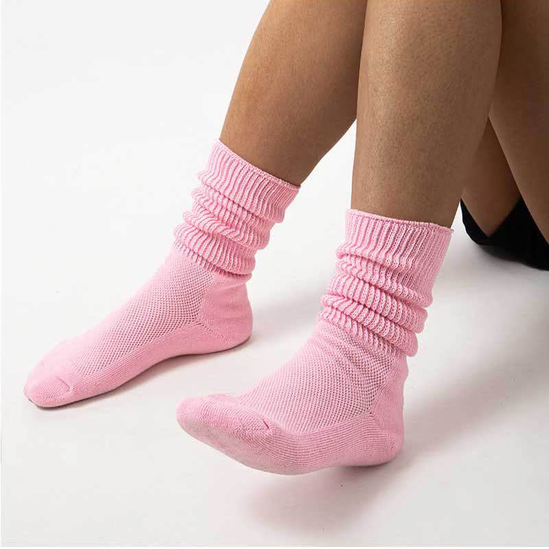 Chaussettes hautes en maille respirante - image 3