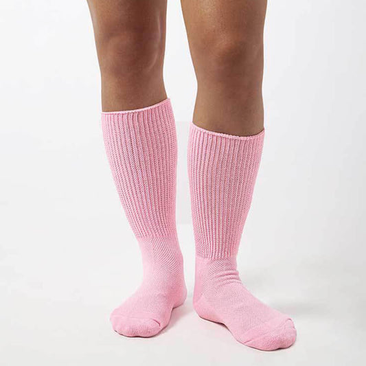 Chaussettes hautes en maille respirante - image 0