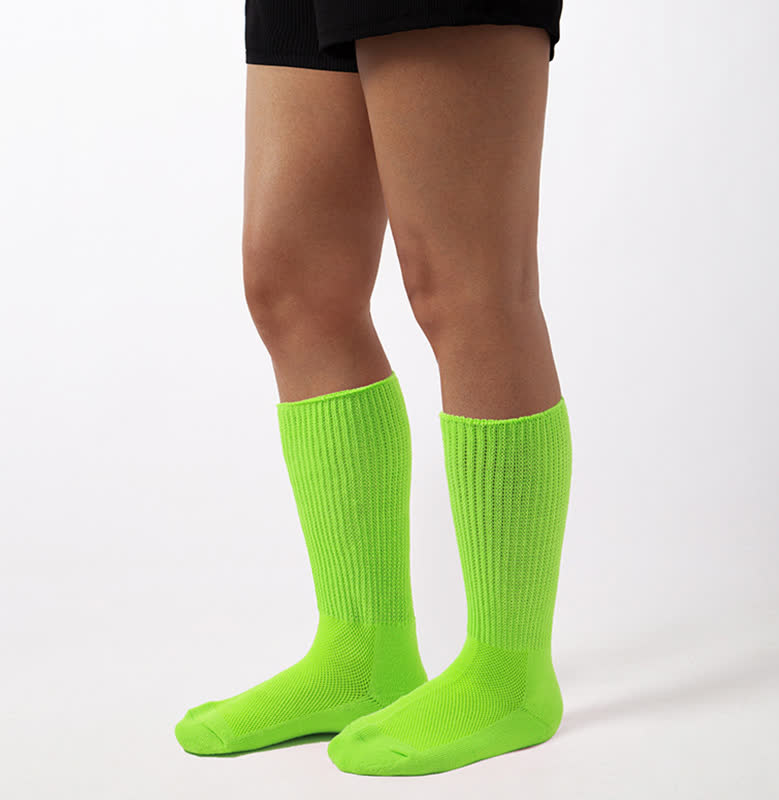 Chaussettes hautes en maille respirante - Vert - EU36-40 (US3-7) - image 13
