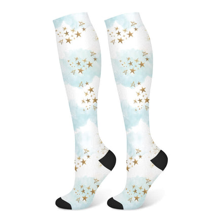 Chaussettes de compression Dreamy Star Feather (3 paires) - Étoile (1 paire) - S/M - image 6