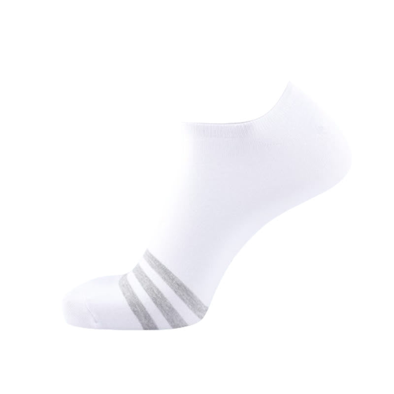 Chaussettes invisibles confortables en coton (5 paires) - Blanc - EU43-50 (US9-15) - image 3