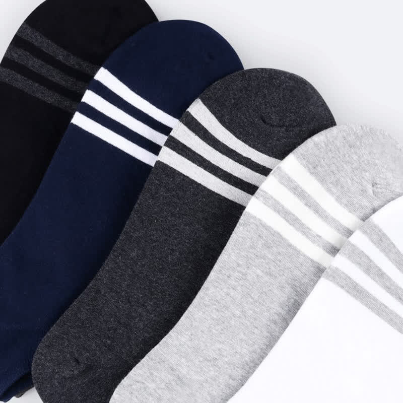 Chaussettes confortables en coton grande taille (5 paires)