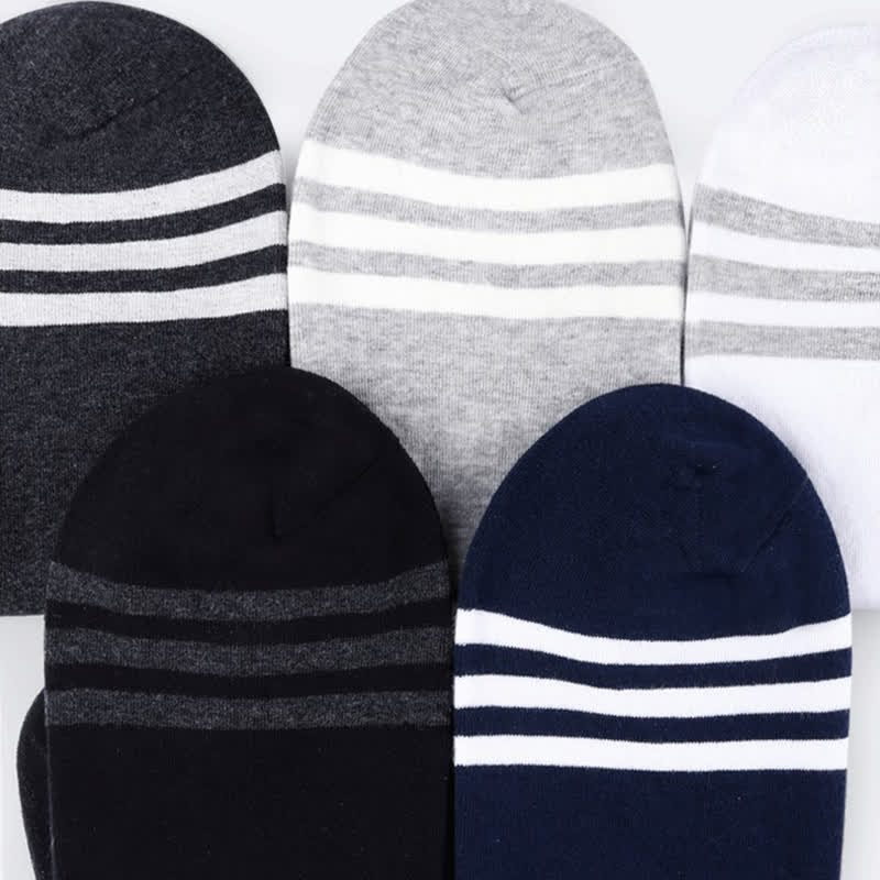 Chaussettes invisibles confortables en coton (5 paires) - image 2