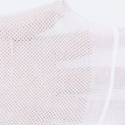 Chaussettes invisibles en coton à rayures grande taille (5 paires)