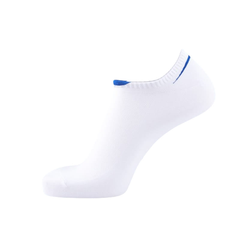 Chaussettes invisibles en maille fine (5 paires) - Blanc - EU43-50 (US9-15) - image 3