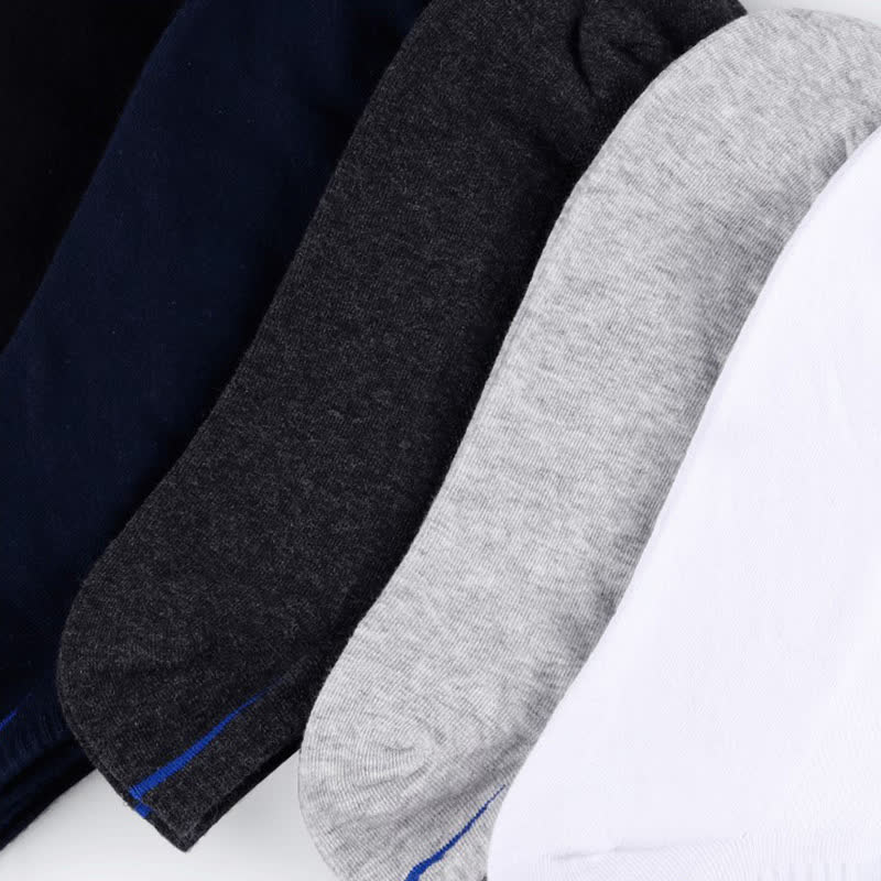 Chaussettes invisibles en maille fine grande taille (5 paires)