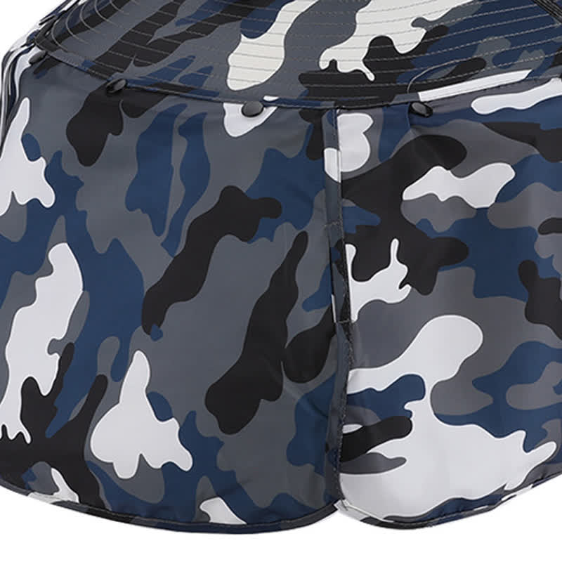 Bob camouflage avec rabat de nuque et ventilateur rechargeable - image 8