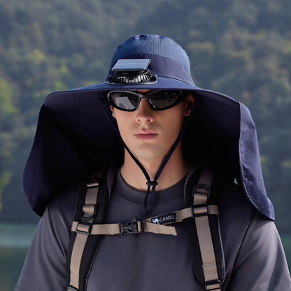 Chapeau bob rechargeable pour l'extérieur avec rabat pour le cou (lot de 2)