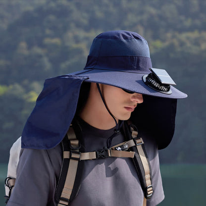 Chapeau bob rechargeable pour l'extérieur avec rabat pour le cou (lot de 2)