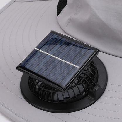 Chapeau bob respirant avec ventilateur rechargeable pour l'extérieur (lot de 2)