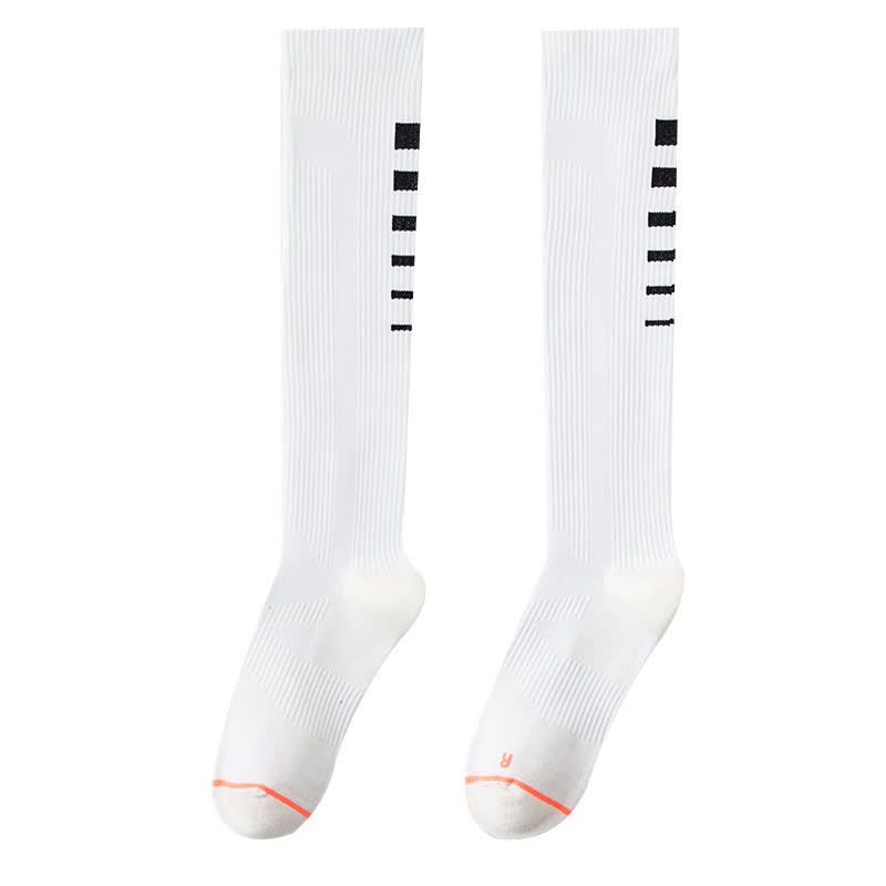 Chaussettes de compression hautes à imprimé graphique (6 paires) - Blanc - EU36-40 (US3-7) - image 10