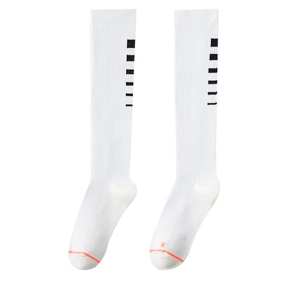 Chaussettes de compression hautes à imprimé graphique (6 paires) - Blanc - EU36-40 (US3-7) - image 10