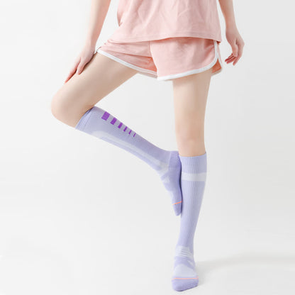 Chaussettes de compression hautes à imprimé graphique (6 paires)