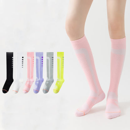 Chaussettes de compression hautes à imprimé graphique (6 paires) - image 0