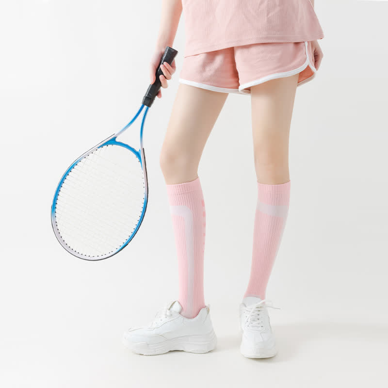 Chaussettes de compression hautes à imprimé graphique (6 paires)