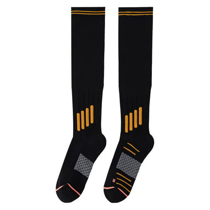 Chaussettes de sport à rayures et à compression (6 paires) - Noir - EU36-40 (US3-7) - image 13