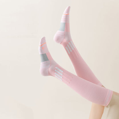 Chaussettes de sport à rayures et à compression (6 paires)