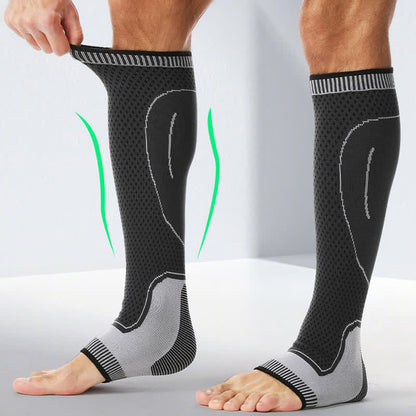 Manchons de compression antidérapants pour mollets