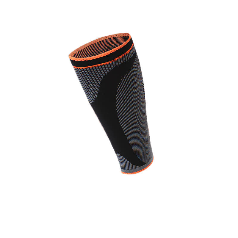 Manchons de compression élastiques tricotés pour mollets - Orange - XL - image 9