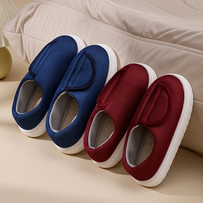 Chaussons à enfiler en maille à large ouverture - image 1
