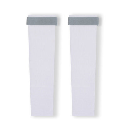 Manchons de jambe légers sans couture avec sangle - Bleu clair - XL - image 8