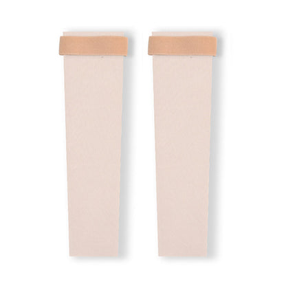 Manchons de jambe légers sans couture avec sangle - Beige - XL - image 7