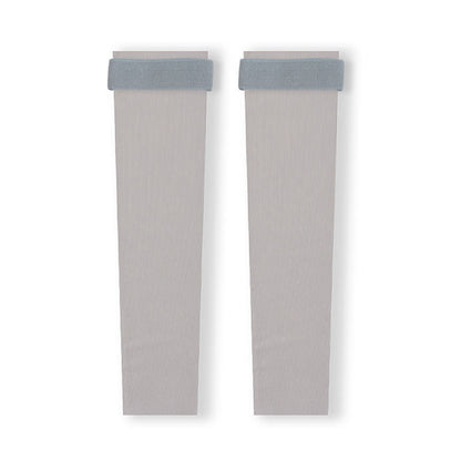 Manchons de jambe légers sans couture avec sangle - Gris - XL - image 10