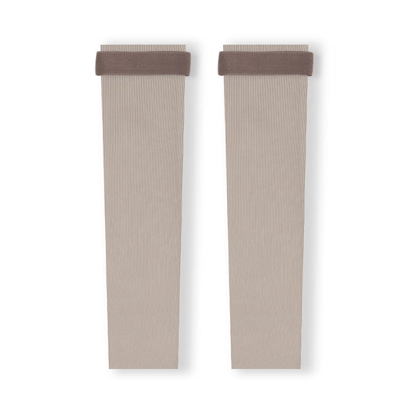 Manchons de jambe légers sans couture avec sangle - Chameau - XL - image 9