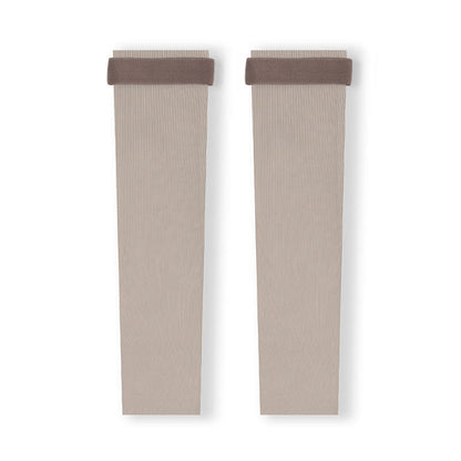 Manchons de jambe légers sans couture avec sangle - Chameau - XL - image 9