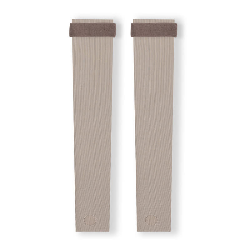 Manchons de jambe légers sans coutures avec sangle - Chameau - XL - image 5