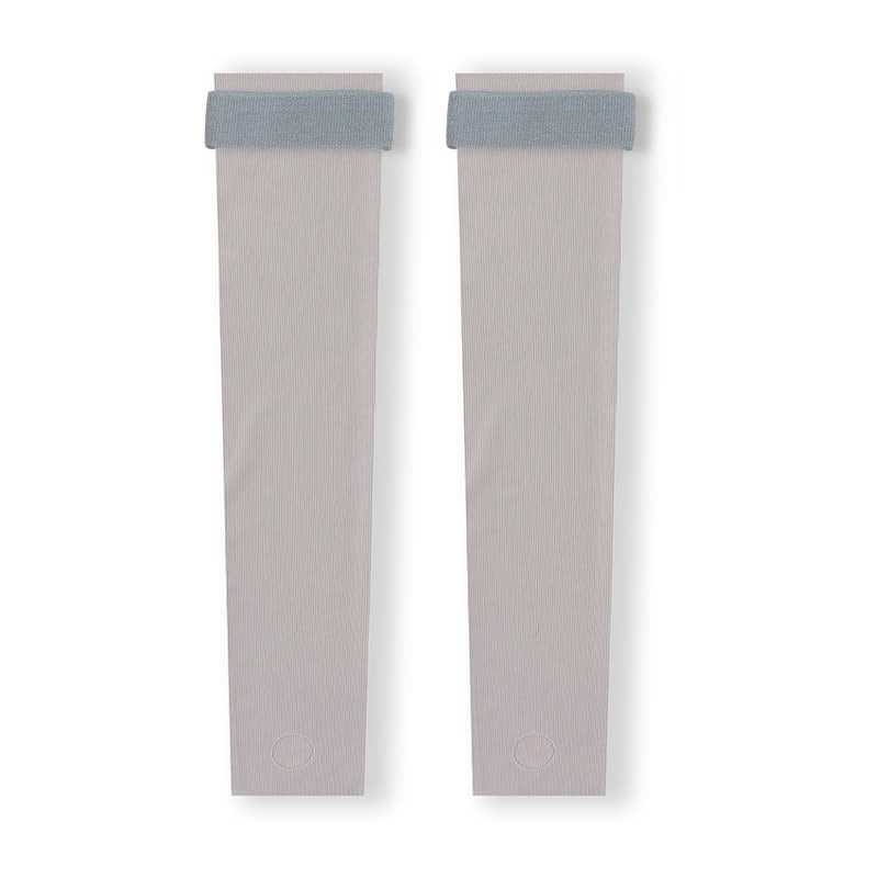 Manchons de jambe légers sans coutures avec sangle - Gris - XL - image 6