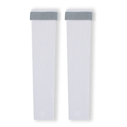Manchons de jambe légers sans coutures avec sangle - Bleu clair - XL - image 4